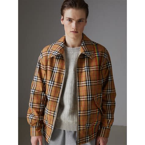 burberry jacket vintage harrington|burberry harrington jacket men's.